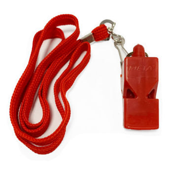 META Whistle Plastic Classic With Lanyard