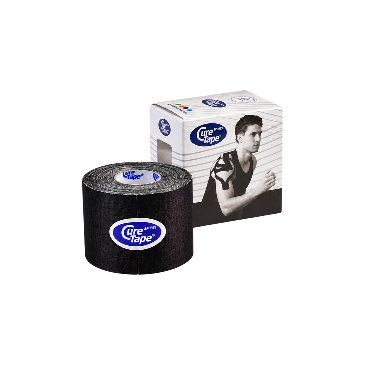 CureTape SPORT melns teips