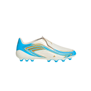 adidas F50 Messi League Laceless AG bērnu futbola apavi — sānskats